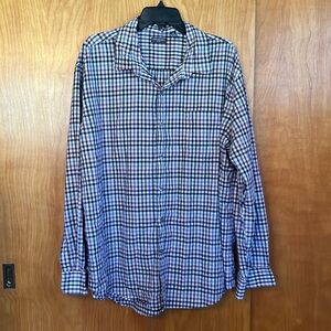 Van Heusen Flex Button Down Plaid Shirt